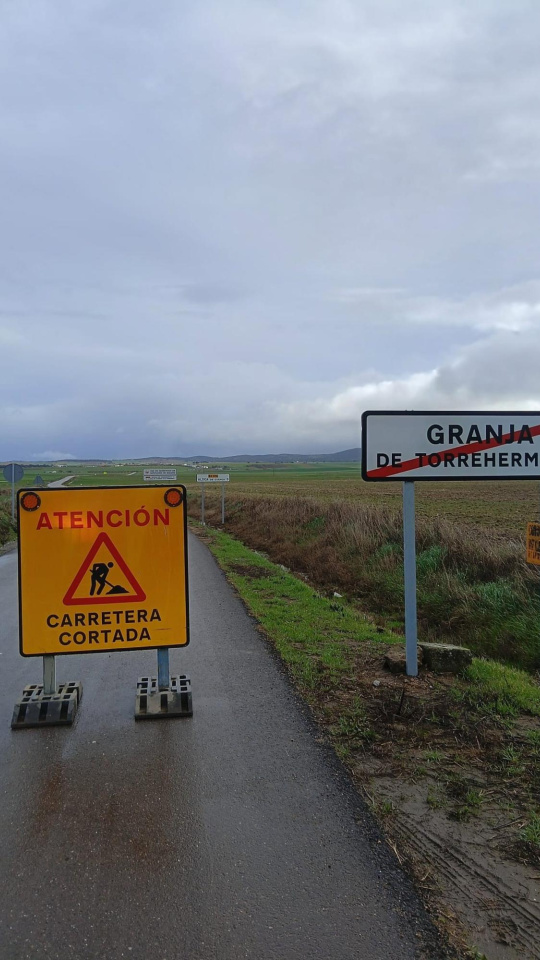 02/02/2026 Imagen de la carretera provincial BA-074SOCIEDAD ESPAÑA EUROPA EXTREMADURADIPUTACIÓN DE BADAJOZ