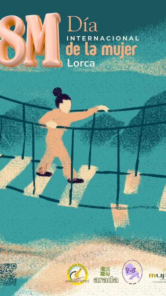 Cartel de actos del 8M en Lorca