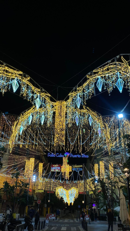 Foto Archivo - Luces Fallas Valencia