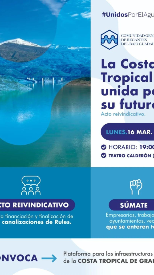 La Costa Tropical alza la voz y exige las urgentes canalizaciones de Rules