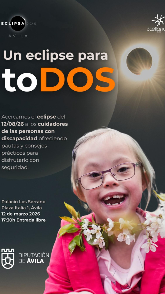 Cartel eclipse de so total Stellarium