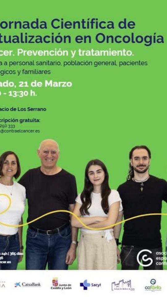 Macarena Huete, técnico de Prevención de la Asociación Española contra el Cáncer de Ávila.