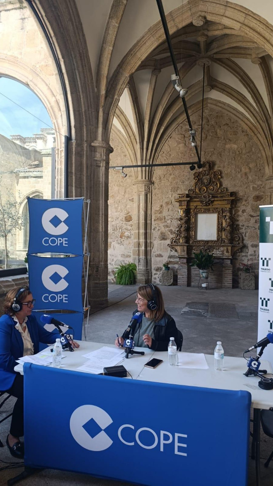 Conchi Cedillo en el programa especial de COPE