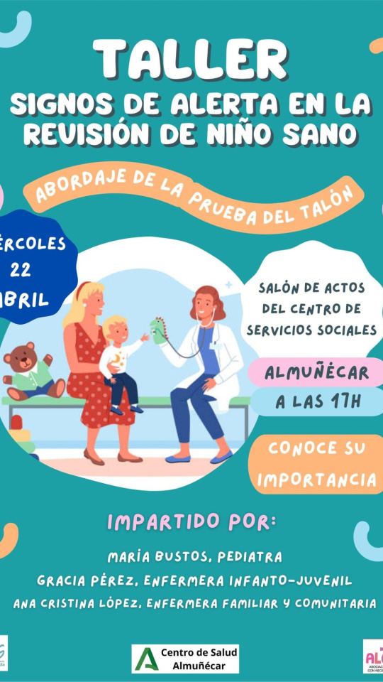 Almuñécar enseña a detectar señales de alerta en la salud infantil