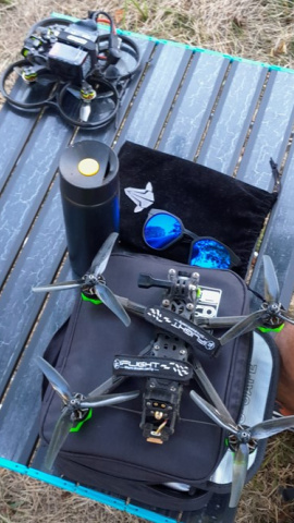 El dron sobrevoló sin permiso la zona de A Tolda