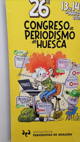 Imagen del cartel del Congreso de Periodismo