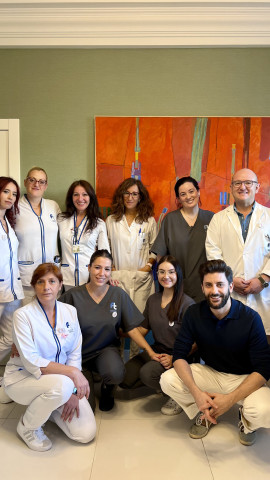 Equipo de la Fundación Tejerina durante el desarrollo de la jornada