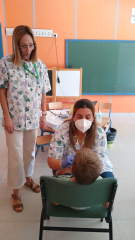 Vacunación gripe niños Málaga