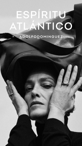 La modelo como imagen de la campaña "Espíritu Atlántico"