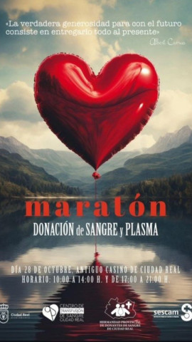Maratón de Donación de Ciudad Real