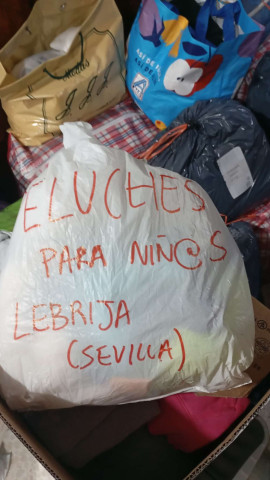 Vecinos de Lebrija ayudan al pueblo valenciano de Sedaví, afectado por la DANA