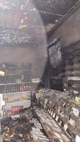 Incendio en "La Tiendita de Isa"