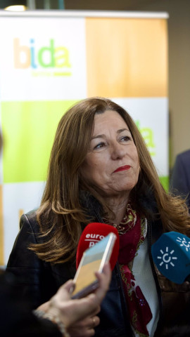 La consejera de Desarrollo Educativo y Formación Profesional, María del Carmen Castillo, en Santa Fe