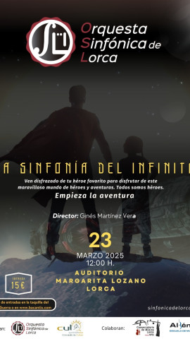 Cartel del concierto de la Orquesta Sinfónica de Lorca