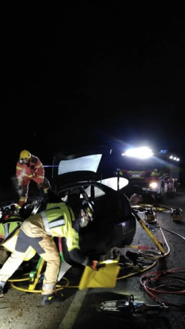 Fallece un joven de 23 años en un accidente de circulación en Santa María del Páramo (León)