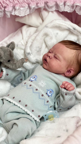 Bebé reborn diseño de María Valle