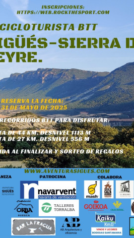 Sigüés tendrá su primera marcha BTT