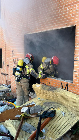 Javier Reinoso, director del Servicio de Extinción de Incendios, Salvamento y Protección Civil, explica los datos de la Memoria 2024