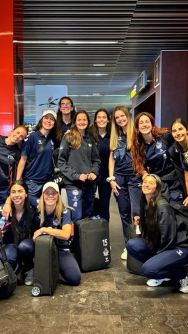 Equipo del Avarca Menorca que ha viajado a Gran Canaria