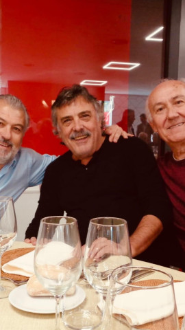 Riado junto a Higuera y Gallardo