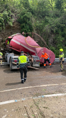 Accidente en el término municipal de Fiscal