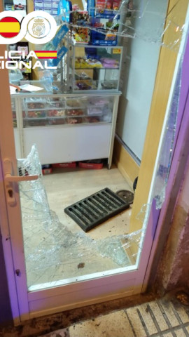 2 detenidos por robo en una tienda de alimentación de Burgos