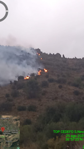 Incendio en Alhama