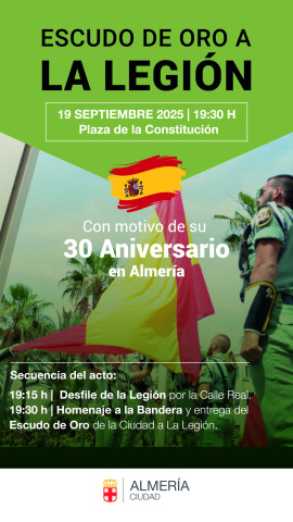 Cartel Escudo de Oro de la Legión