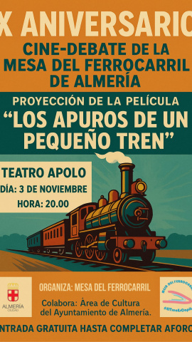 Mesa del Ferrocarril. Cartel.
