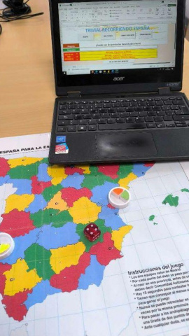 Un profesor crea un Trivial para enseñar Geografía