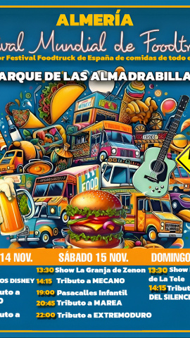 Cartel de foodtrucks