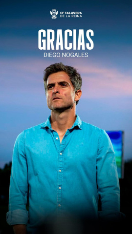 Diego Nogales cesado antes de medirse al Málaga