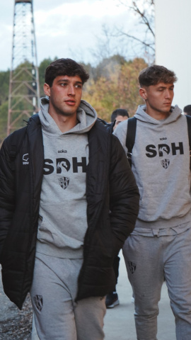 Imagen del Huesca a tierras gallegas