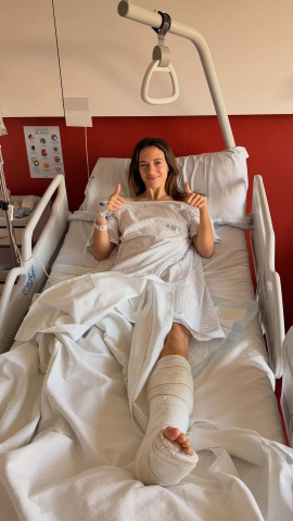 Aitana Bonmatí, tras su operación