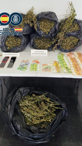 La Policía Nacional desarticula un grupo criminal dedicado al cultivo “indoor” de marihuana