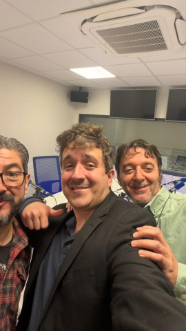 Marc Balló junto a Roberto Pablo y Urbano Canal