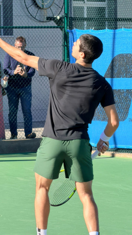 Carlos Alcaraz ultima su preparación en El Palmar