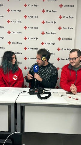 Sala de prensa de Cruz Roja en La Rioja
