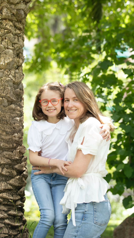 Elena y su madre Laura