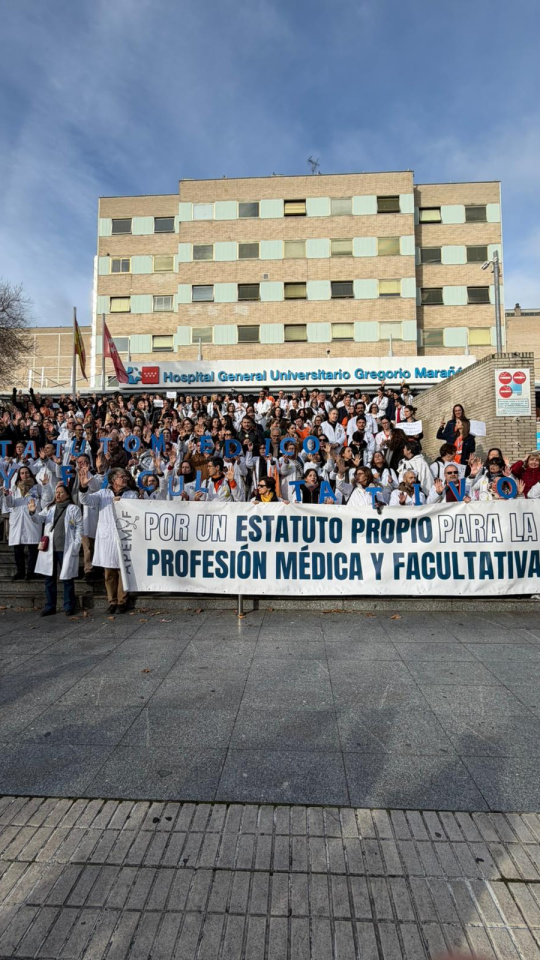 Huelga médicos en el Hospital Gregorio Marañón