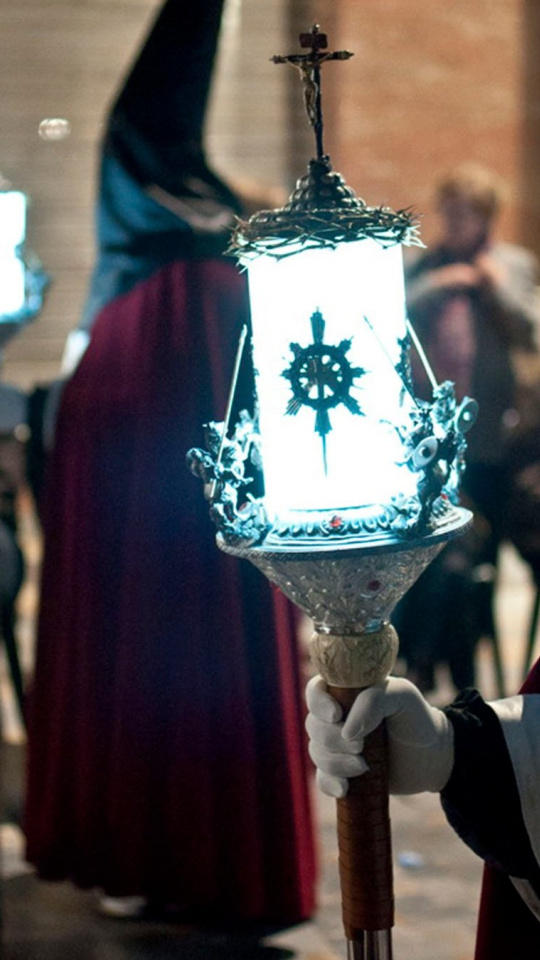 La Lanzada en procesión