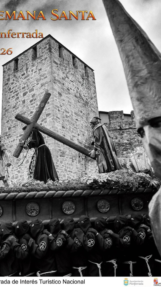 Ponferrada (León) presenta su Semana Santa más multitudinaria con más de 4.000 cofrades y un programa repleto de novedades