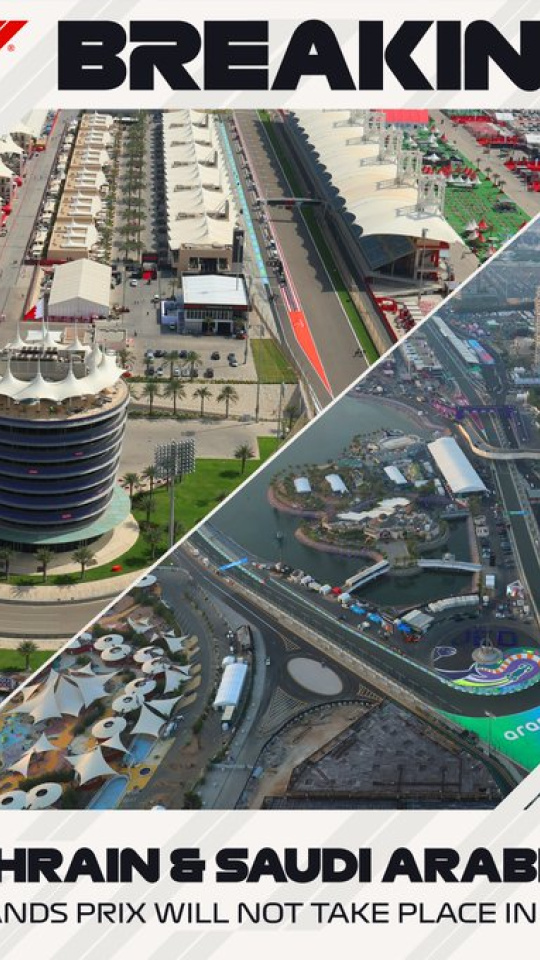Los Grandes Premios de Baréin y Arabia Saudí no se disputarán en abril