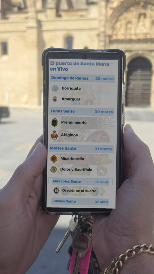 El Puerto incorpora la geolocalización en tiempo real de las procesiones de Semana Santa en su app oficial