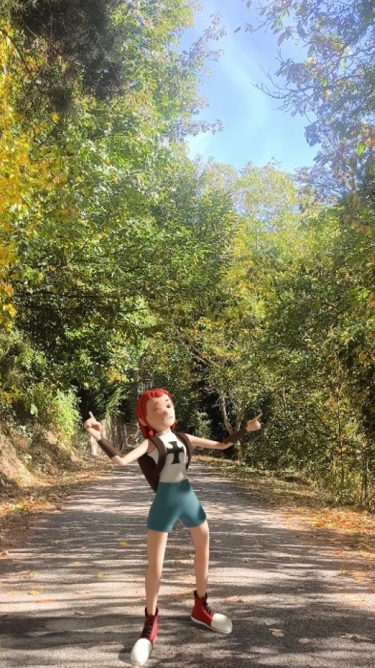 Enci, la nueva 'influencer' animada que promociona la Tebaida Berciana en redes sociales