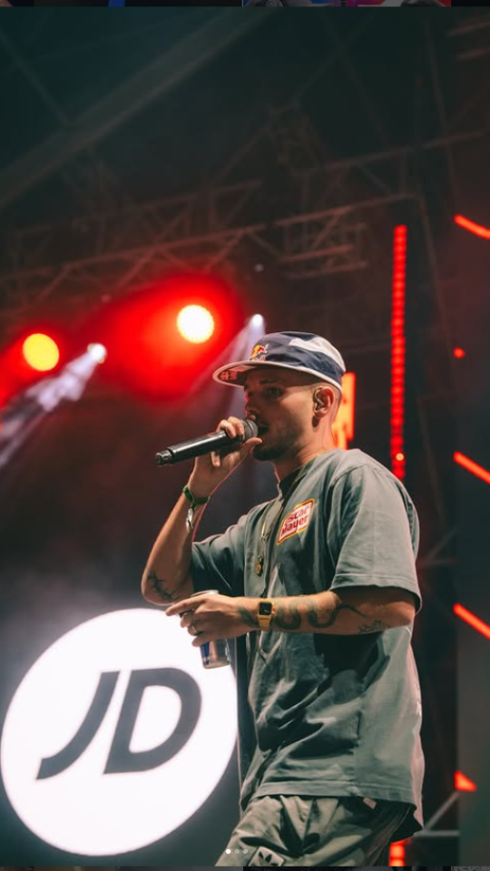 Bnet durante una batalla de gallos