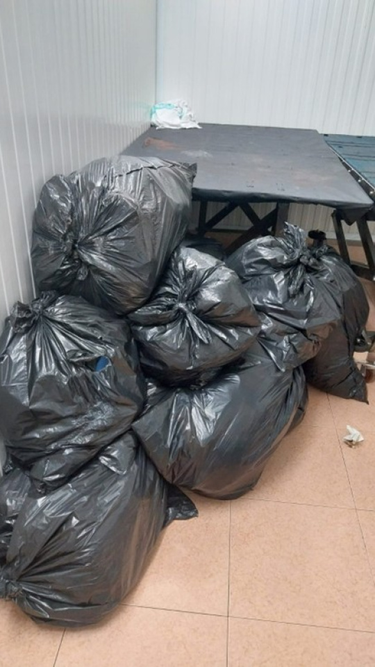 Residuos en las instalaciones Instituto de Medicina Legal de Toledo