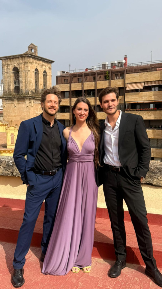 De izquierda a derecha: Daniel Siges, Ana San Martín y Rubén López