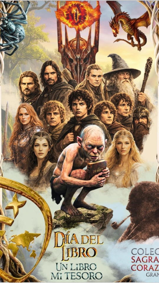 Más de mil escolares del Colegio Sagrado Corazón de Granada tienen previsto batir este miércoles, 22 de abril, un récord mundial muy especial: el de personas leyendo al unísono el inicio de la célebre obra 'El Hobbit', de J. R. R. Tolkien