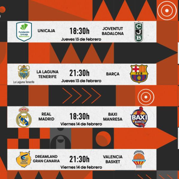 Así quedan los cruces de la Copa del Rey de baloncesto 2024/2025